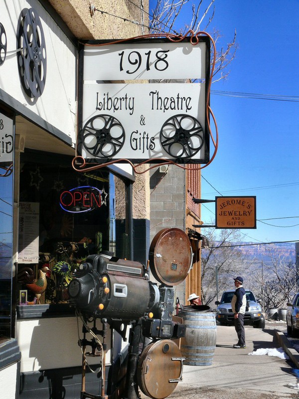 historic Liberty Theatre, home of movies and vaudeville