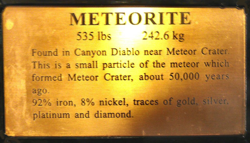 the Verkamp meteorite details