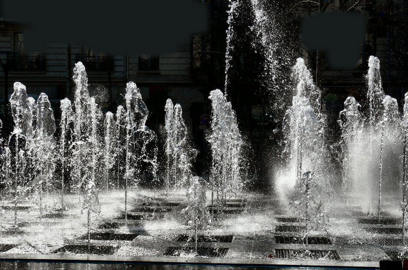 fountain in Antibes