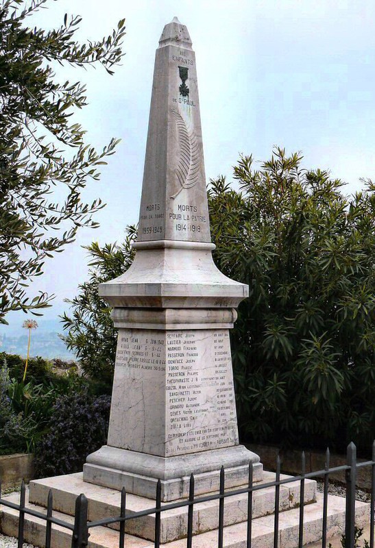 The French are very patriotic.  This tiny village's cenotaph bears 20 names.