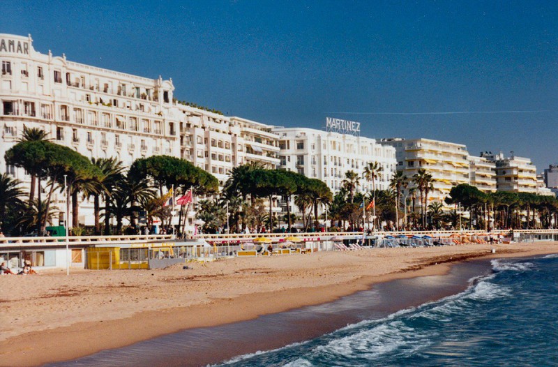 The Croisette Blvd is home to major luxury hotels and expensive shops