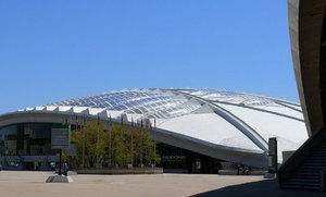 side view of the Biodome