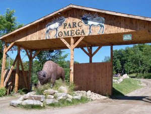 Parc Omega is on the Ottawa River in Quebec, between Ottawa and Montreal