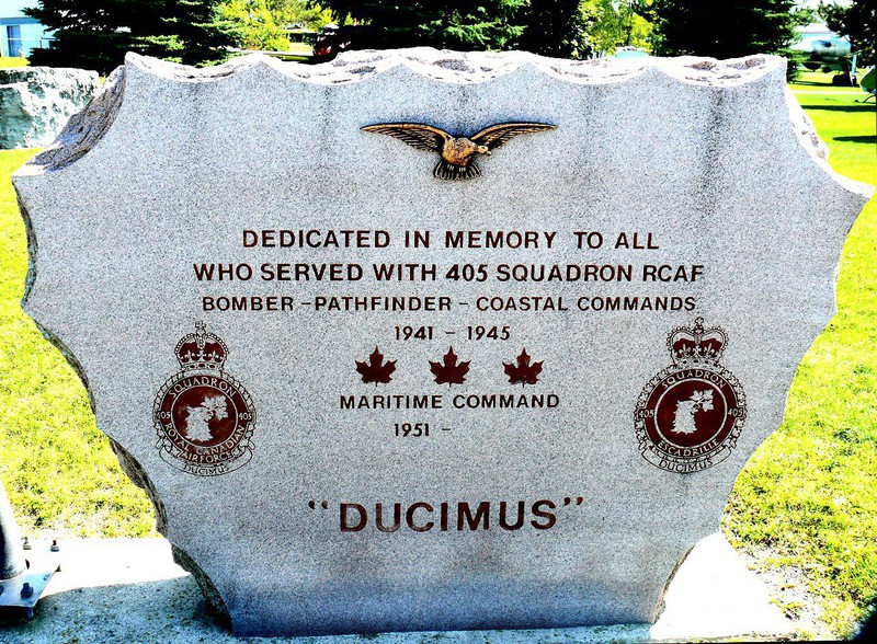 Pathfinder and Maritime Patrol memorial  ''Ducimus'' = ''We lead the way''