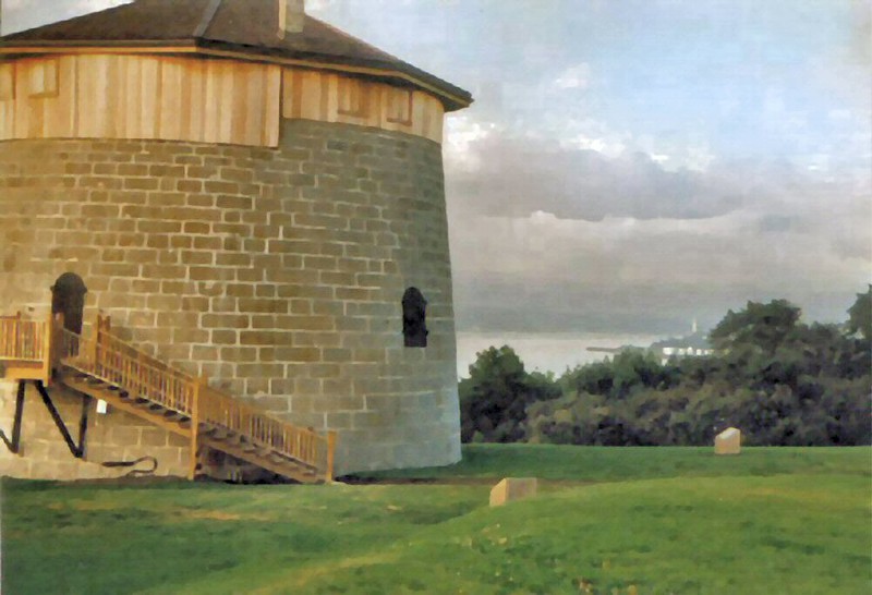 Martello tower, part of pre-1812 defenses