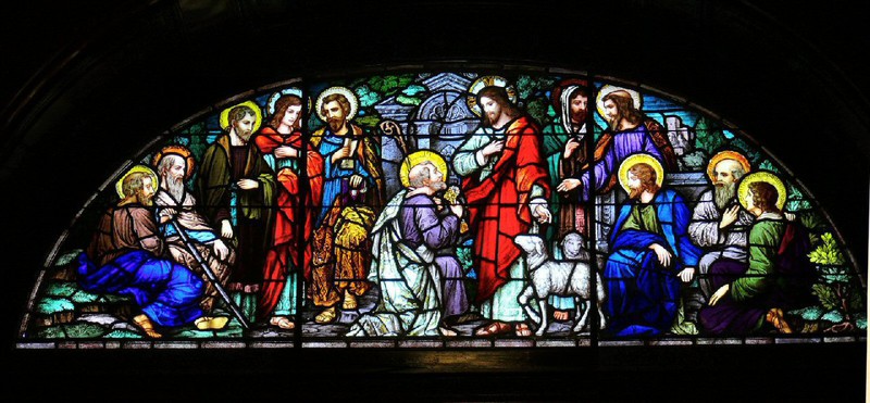 Jesus with disciples and Mary Magdalene is my favourite of the many windows.