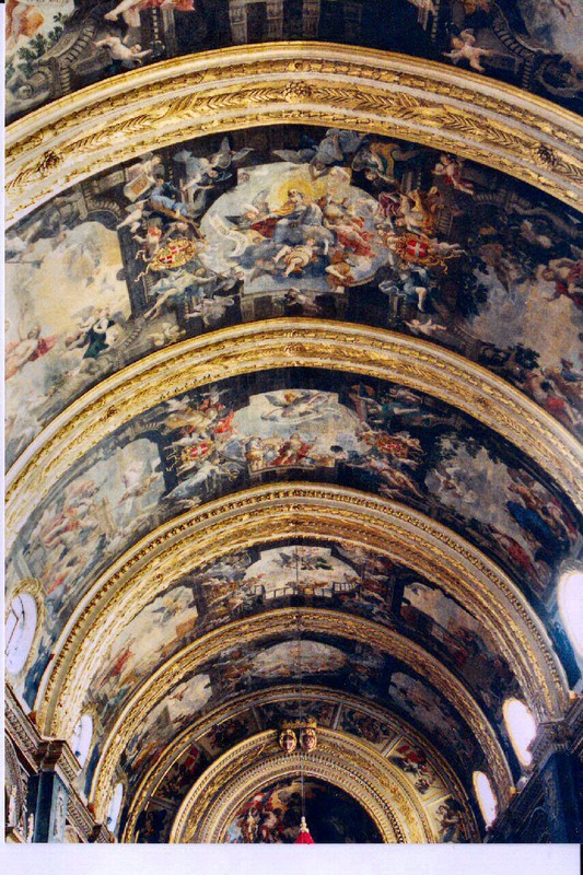 ceiling  of St John's cathedral