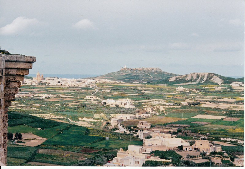 pastoral Gozo viewed from the Cathedral