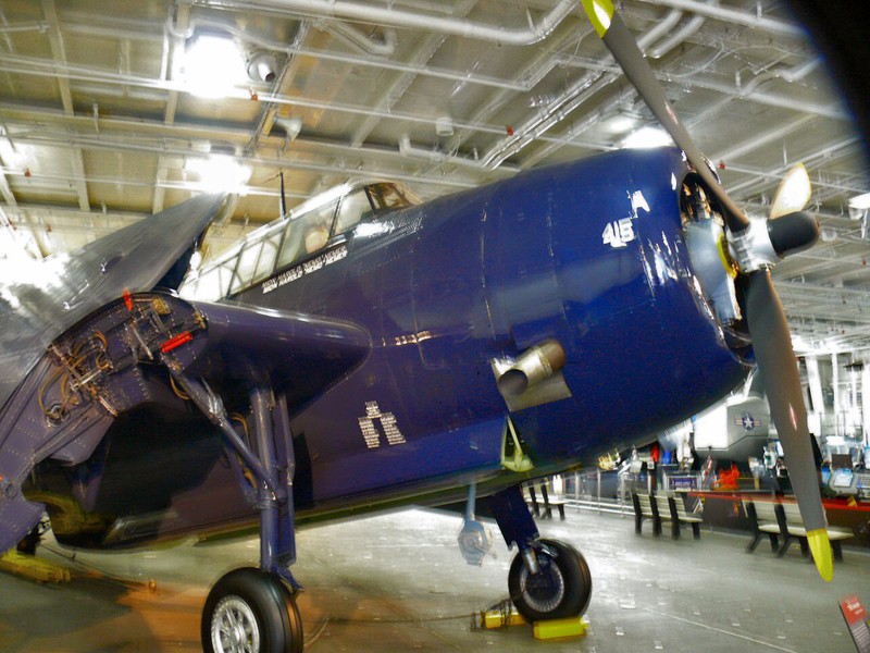 The TBM Avenger long-range dive bomber's most famous WWII pilot was future president George Bush Sr.