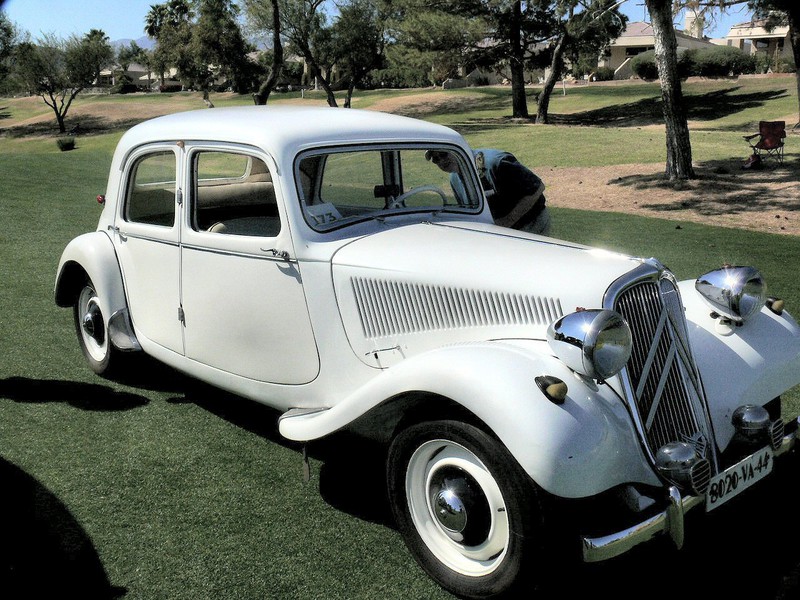 The classic 1940s French Citroen was the world's first front-wheel drive sedan.