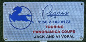1956 Spanish Pegaso plaque