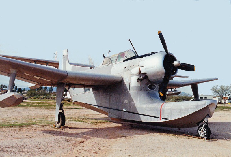 Kingfisher scoutplane, one of only three that were built, designed to be catapulted from a battleship or heavy cruiser