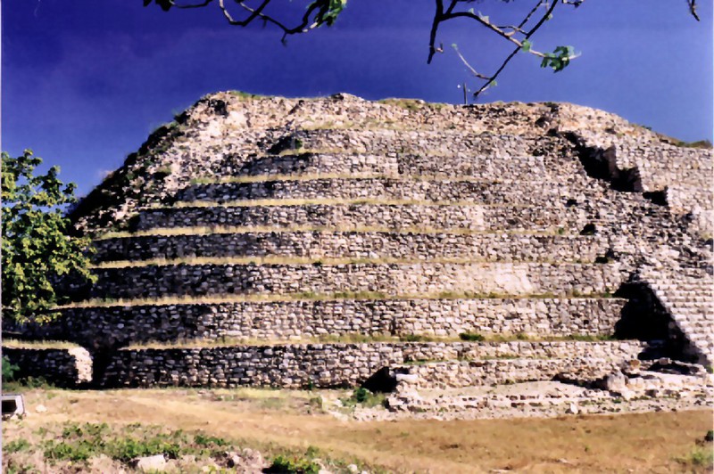 Landa seems to have missed this small temple-pyramid, now gradually being restored
