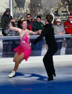 skating on the 'Rink of Dreams' at City Hall