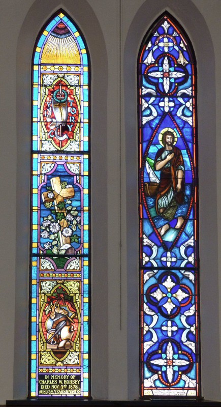 colourful commemorative window