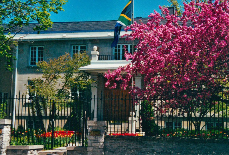 Everyone gets involved; this is South Africa's High Commission.