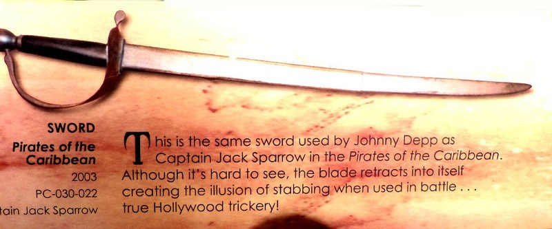 the Hollywood version' used by Johnny Depp in 'Pirates of the Caribbean'