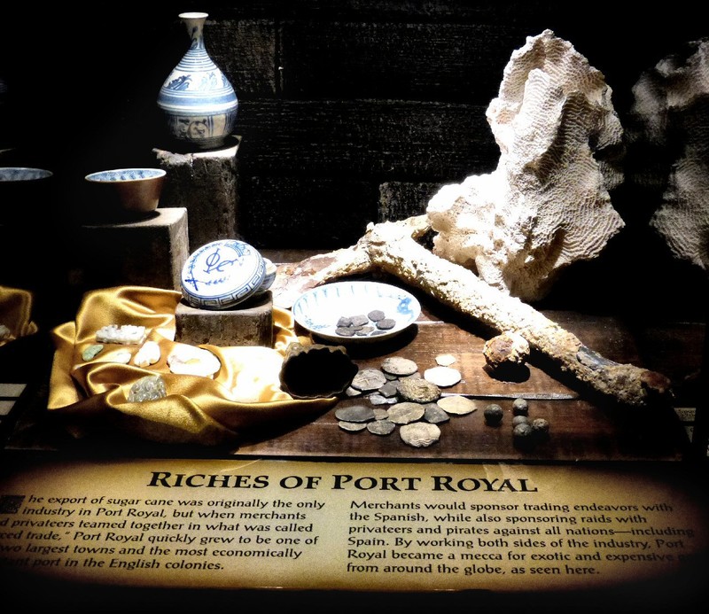 booty from Port  Royal, the piracy capital of the world