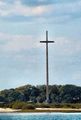 This giant 208' cross of stainless steel was erected in 1965 at the spot where Pedro Menendez landed.