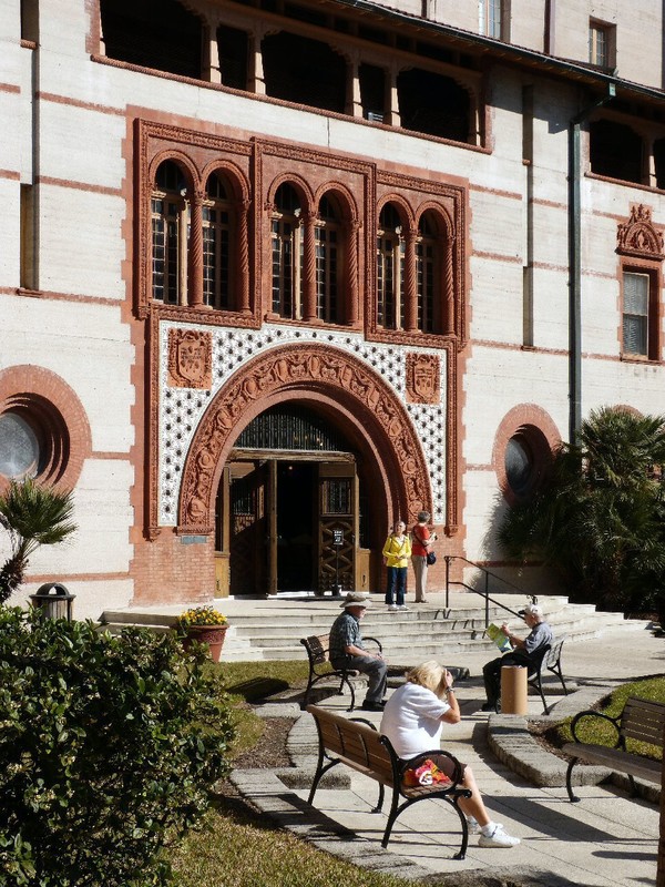 the front entrance to Ponce de Leon Hall