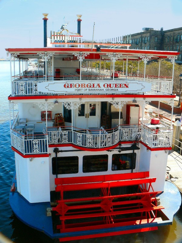 There are river cruises too.  Here is the Georgia Queen, a stern-wheeler.