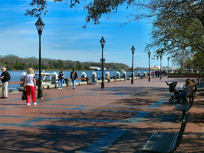 Rousakis Plaza (1973) was named for John Rousakis, the very popular mayor of Savannah from 1970 – 1991.