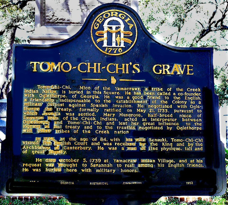 Chief Tomo-Chi-Chi was honoured by the King of England.
