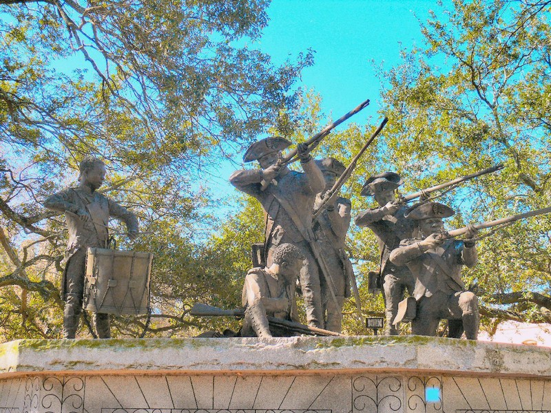 Haitian volunteers monument (2007) commemorates an unsung chapter of American history.