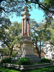 In 1883 State Senator Gordon, once Savannah’s mayor, erected his own monument over the Chief's grave.