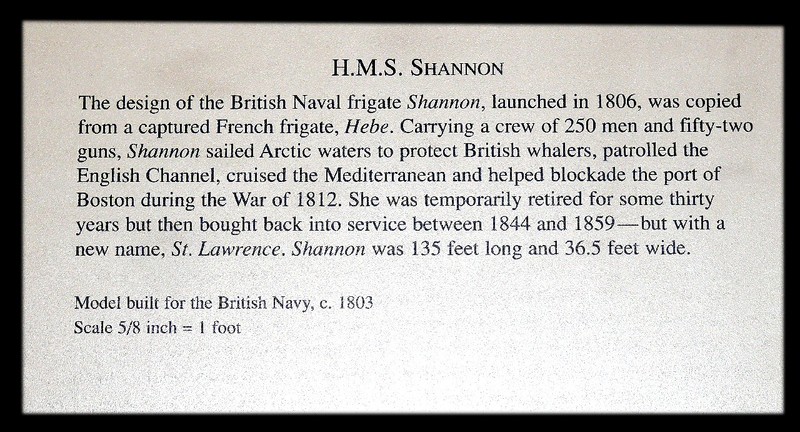 HMS ''Shannon'' information