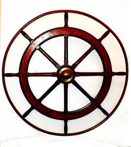 ship's wheel ...