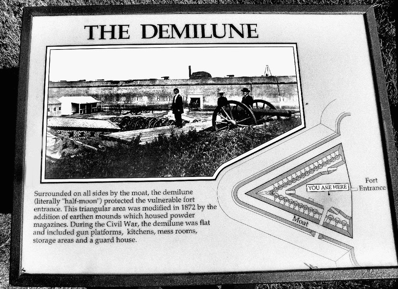 the demilune info plaque