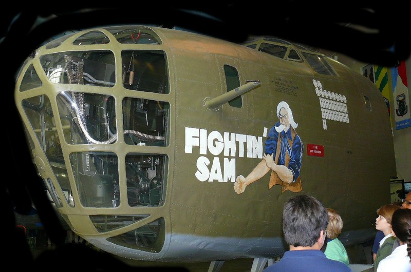 nose cone from 1 of 18,000 B-24 “liberator” bombers, which carried a bigger bomb-load than the B-17 ....