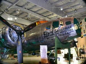 The B-17 City of Savannah's reconstruction is a slow and painstaking operation, with great historical significance to Savannah.