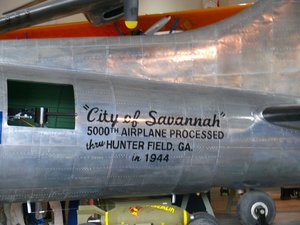 It is signficant as the 5,000th B-17 built at Hunter Field in Savannah.
