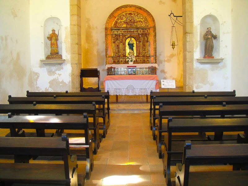 inside the humble chapel