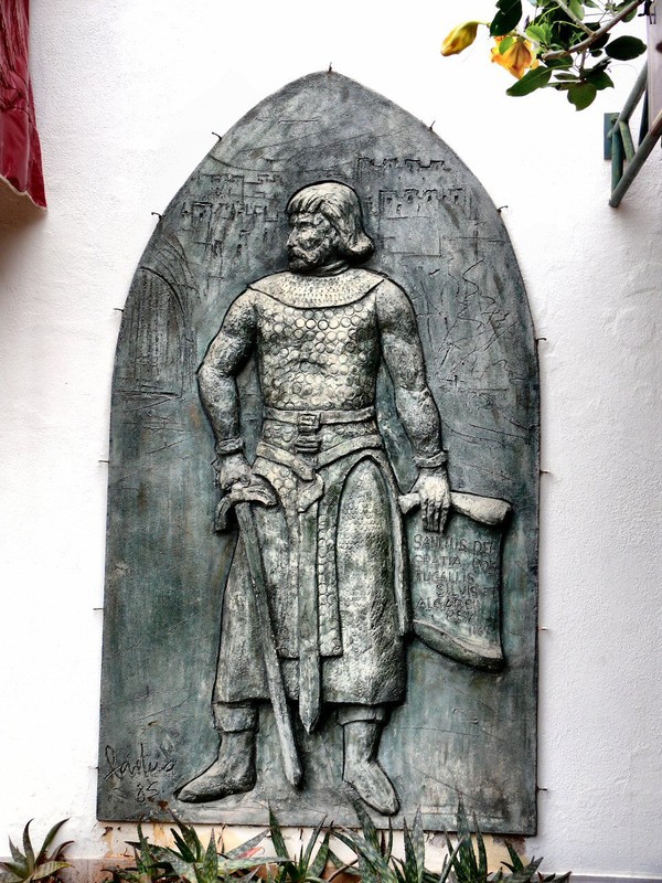 bas-relief of a Crusader thought to be Dom Sancho I