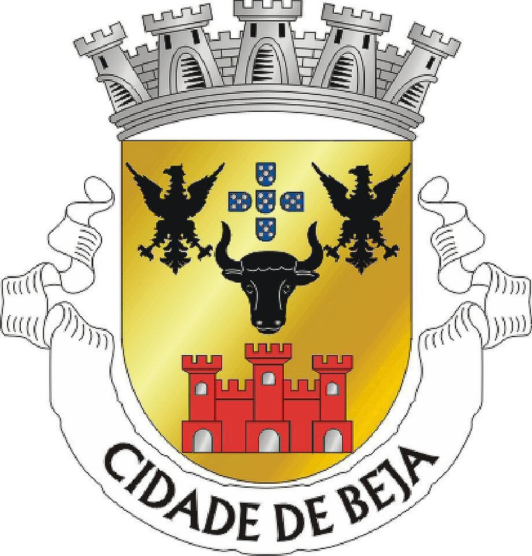 Many Alentejo towns have a coat of arms, such as this one of Beja, a major city.