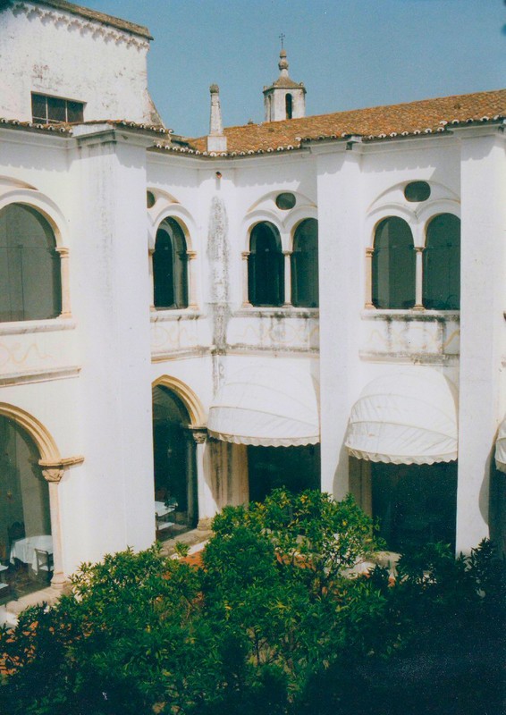 the Pousada's shady courtyard
