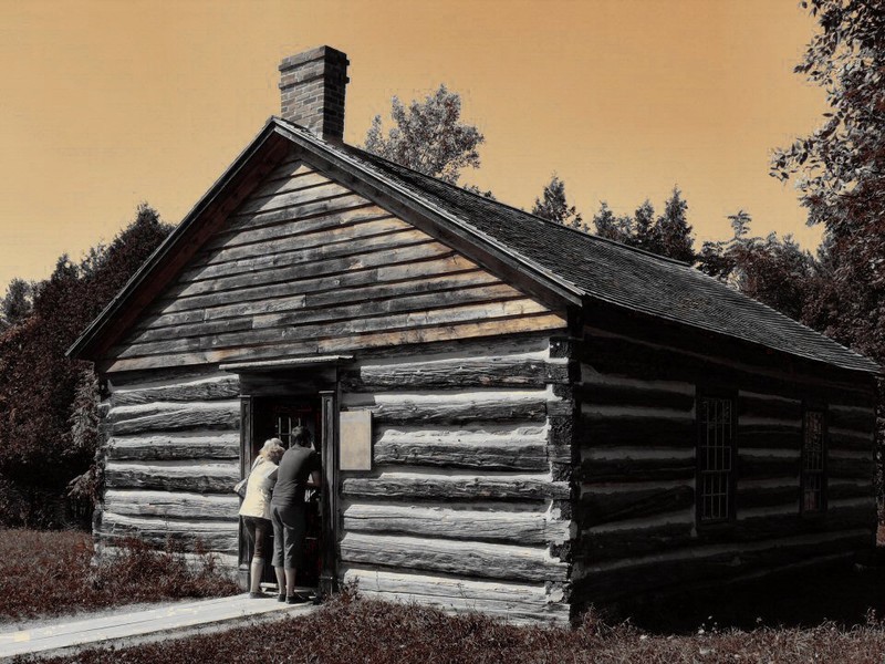 Providence log Chapel was shared by Methodists and other small Protestant denominations.