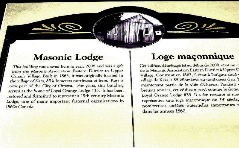 Masonic Lodge info