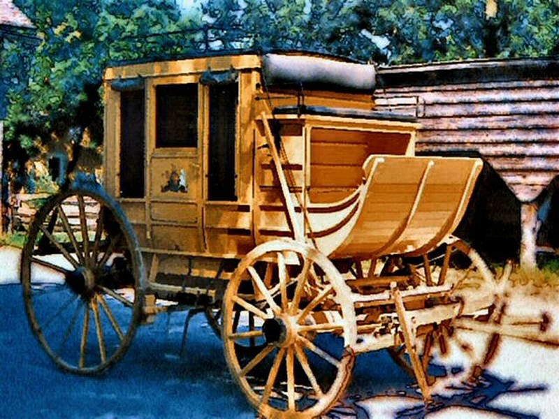 His carriage was equivalent to a limousine back then.
