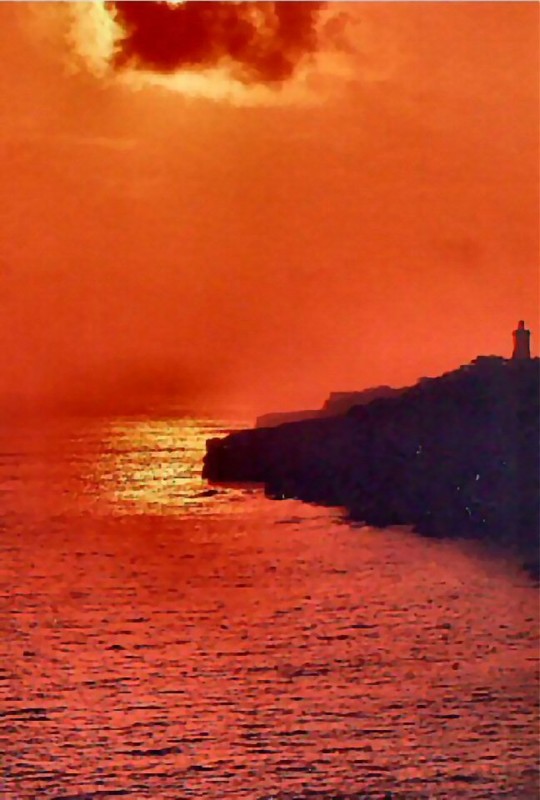 approaching sundown, Cabo da Roca, Portugal