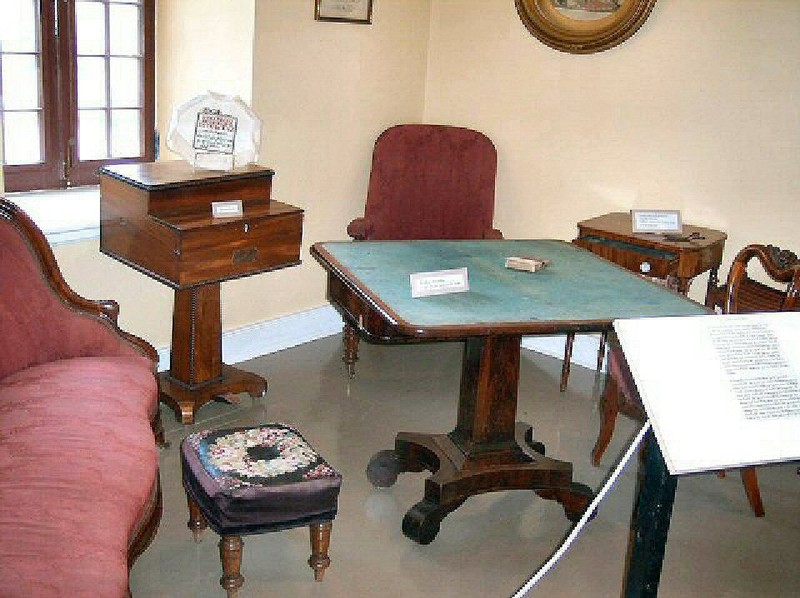recreation of Colonel By's drawing room