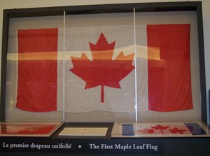 the first maple leaf flag Feb 15, 1965