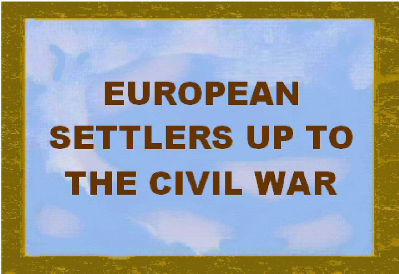 European settlers