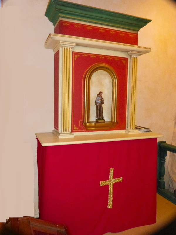 Spanish missionary altar