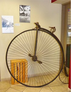 a 19th century velocipede