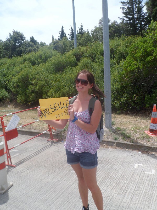 Hitch hiking in France