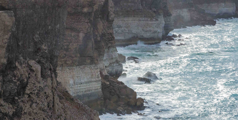 Head of Bight up close cliff face